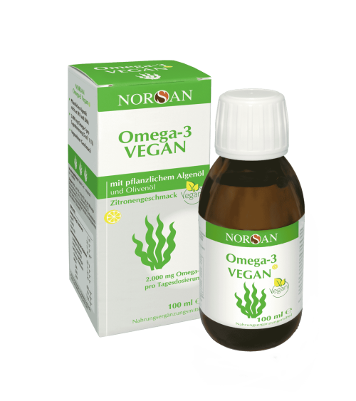 OMEGA-3 VEGAN aus Algenöl, 100 ml ÖL